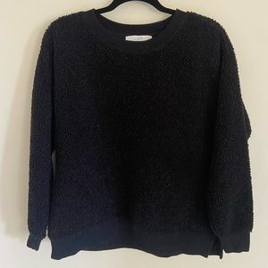 Black Loft Teddy Sweatshirt size M